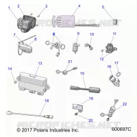 ELECTRICITE, SWITCHES, SENSORS AND COMPONENTS