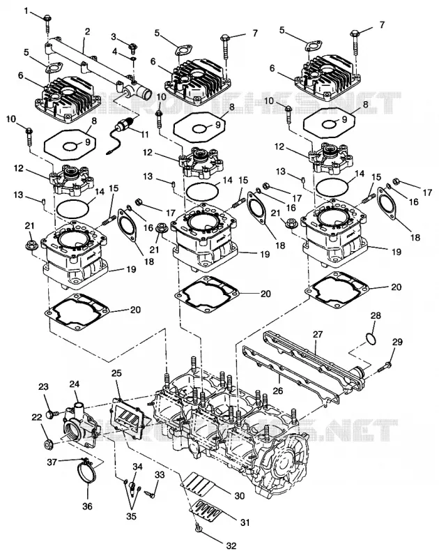 CYLINDRE ULTRA SKS 0960578, EUROPEAN ULTRA SKS E960578, AND ULTRA RMK 09609 (4931683168C009)