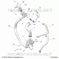 MOTEUR, WATERPUMP AND BYPASS