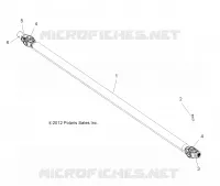 DRIVE TRAIN, FRONT ARBRE DE TRANSMISSION