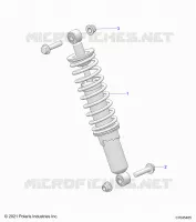 SUSPENSION, AMORTISSEUR AVANT
