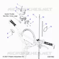 MOTEUR, THROTTLE CONTROL ASM.