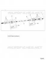 DRIVE TRAIN, HALF ARBRE DE TRANSMISSION ARRIERE