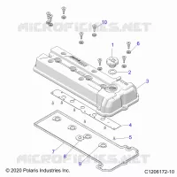 ENGINE, COUVERCLE SOUPAPE