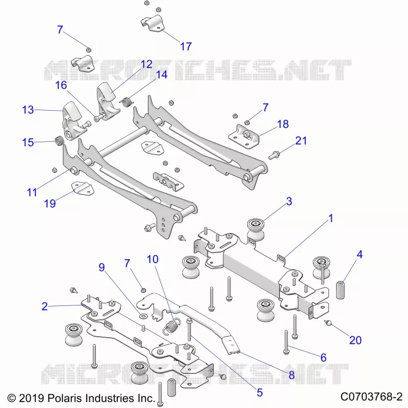 SIEGE MOUNTING, DRIVER