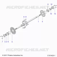 SUSPENSION ARRIERE AXLE