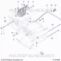 SYSTÃˆME DE TRANSMISSION, MAIN GEARCASE MOUNTING