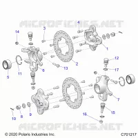 SUSPENSION AVANT HUB