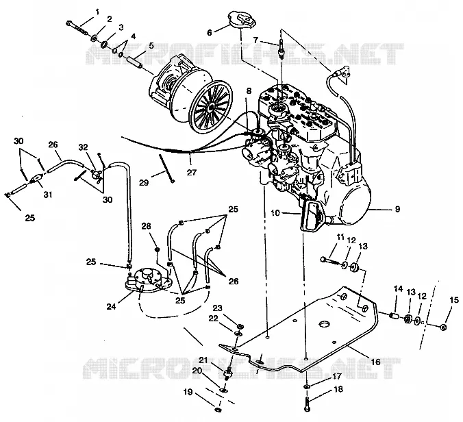 SUPPORT MOTEUR 440 E942760 and 440 SKS E942560 (49273927390029)