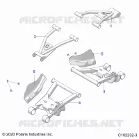 SUSPENSION ARRIERE CONTROL ARMS