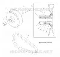 SYSTÈME DE TRANSMISSION, SECONDARY CLUTCH