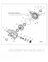 SYSTÈME DE TRANSMISSION, REAR GEARCASE INTERNALS