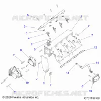 ADMISSION MANIFOLD, FUEL RAIL