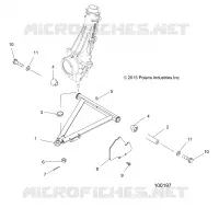 SUSPENSION, A-ARM AND SUPPORT MOUNTING