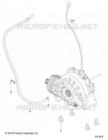 DRIVE TRAIN, FRONT SUPPORT PONT