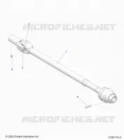 SYSTÃˆME DE TRANSMISSION, FRONT PROP SHAFT