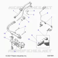 SYSTÃˆME D'ALIMENTATION, RAIL, LINES AND THROTTLE BODY