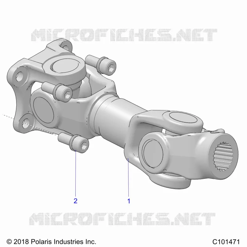 DRIVE TRAIN, PROP ARBRE DE TRANSMISSION ARRIERE