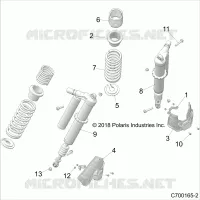 SUSPENSION ARRIERE SHOCK MOUNTING