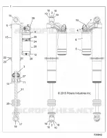 SUSPENSION, AMORTISSEUR AVANT INTERNALS