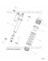 SUSPENSION, AMORTISSEUR AVANT MOUNTING