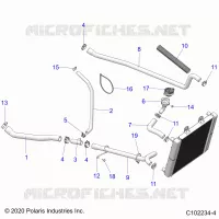 ENGINE, SYSTÃˆME DE REFROIDISSEMENT, HOSES