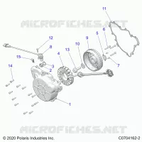 ENGINE, STATOR AND FLYROUE