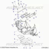 CHASSIS, MAIN FRAME AND SKID PLATE
