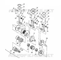 PISTON ET VILEBREQUIN 650 (4921312131037A)