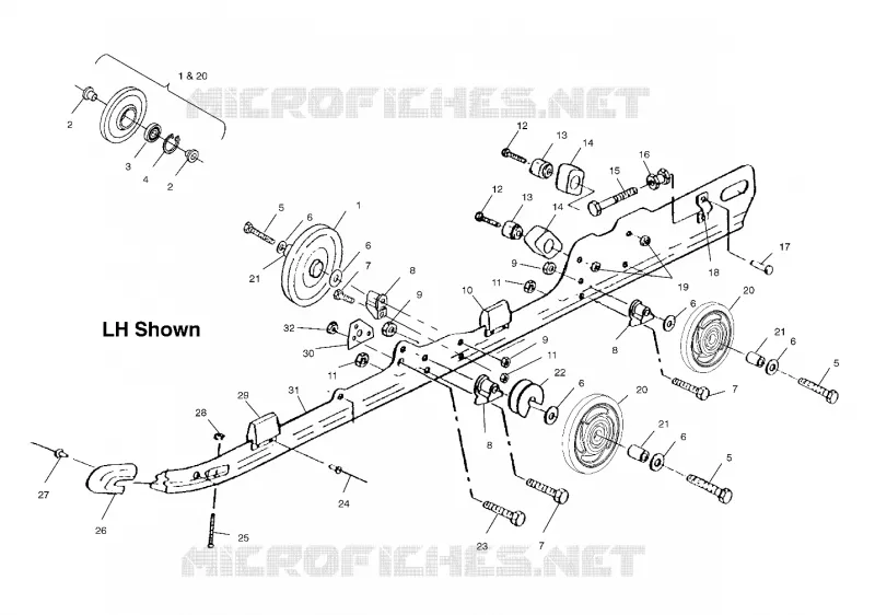 FIXATION RAIL (SUSPENSION)