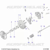 SYSTÃˆME DE TRANSMISSION, PRIMARY CLUTCH