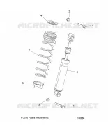 SUSPENSION, AMORTISSEUR AVANT MOUNTING