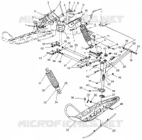 SUSPENSION AVANT AND SKI ULTRA SKS 0960578 AND EURO ULTRA SKS E960578 (4931683168B003)