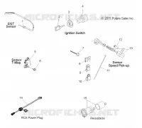 BOUTONS, CAPTEURS and POWER PLUG