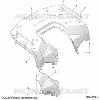 CARROSSERIE ARRIERE CAB