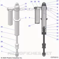 SUSPENSION ARRIERE SHOCK INTERNALS