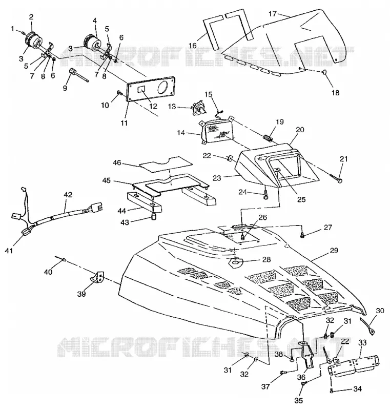 CAPOT 440 XCR 0971660 (4937893789A009)