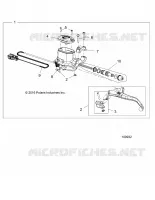 FREIN AVANT BRAKE LEVER AND MASTER CYLINDER