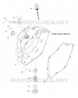 CARTERS MOTEUR COVER, RH