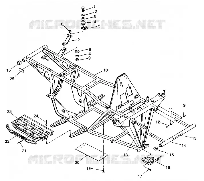 CHASSIS TRAIL BLAZER W937221 (4924082408003A)
