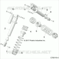 SUSPENSION AVANT SHOCK MOUNTING