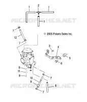 MOTEUR, CARBURATEUR MOUNTING/VENTING/CARBURANT LINES
