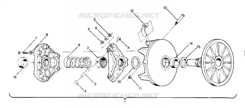 EMBRAYAGE DE TRANSMISSION SPORT AND SPORT GT (4915451545019A)
