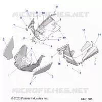 CARROSSERIE AVANT ASM./FENDERS