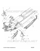 CHASSIS, PROTECTION D'EMBRAYAGE AND FOOTRESTS