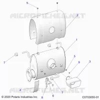 ENGINE, ECHAPPEMENT, SILENCER AND RELATED