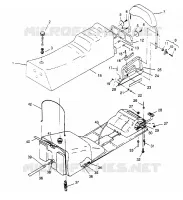 SIEGE ET RESERVOIR  TRAIL DELUXE 0952262 (4928862886A010)