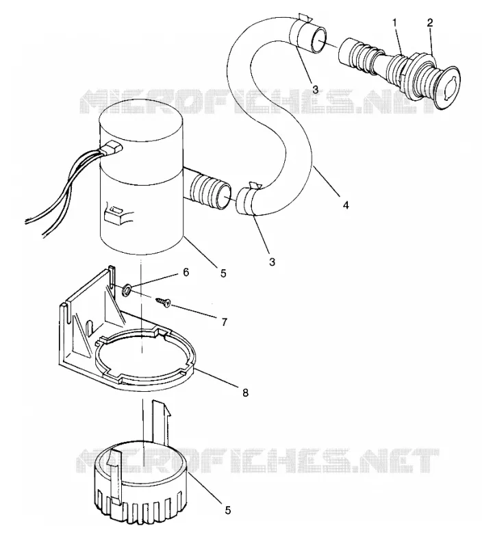 POMPE DE CALE SLX 780 B964287 and Intl. SLX 780 I964287 (4937443744B013)