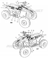 EMBLEMES  Scrambler 500 W97BC50A (4943074307B001)