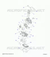 ENGINE, CRANKCASE AND VILEBREQUIN